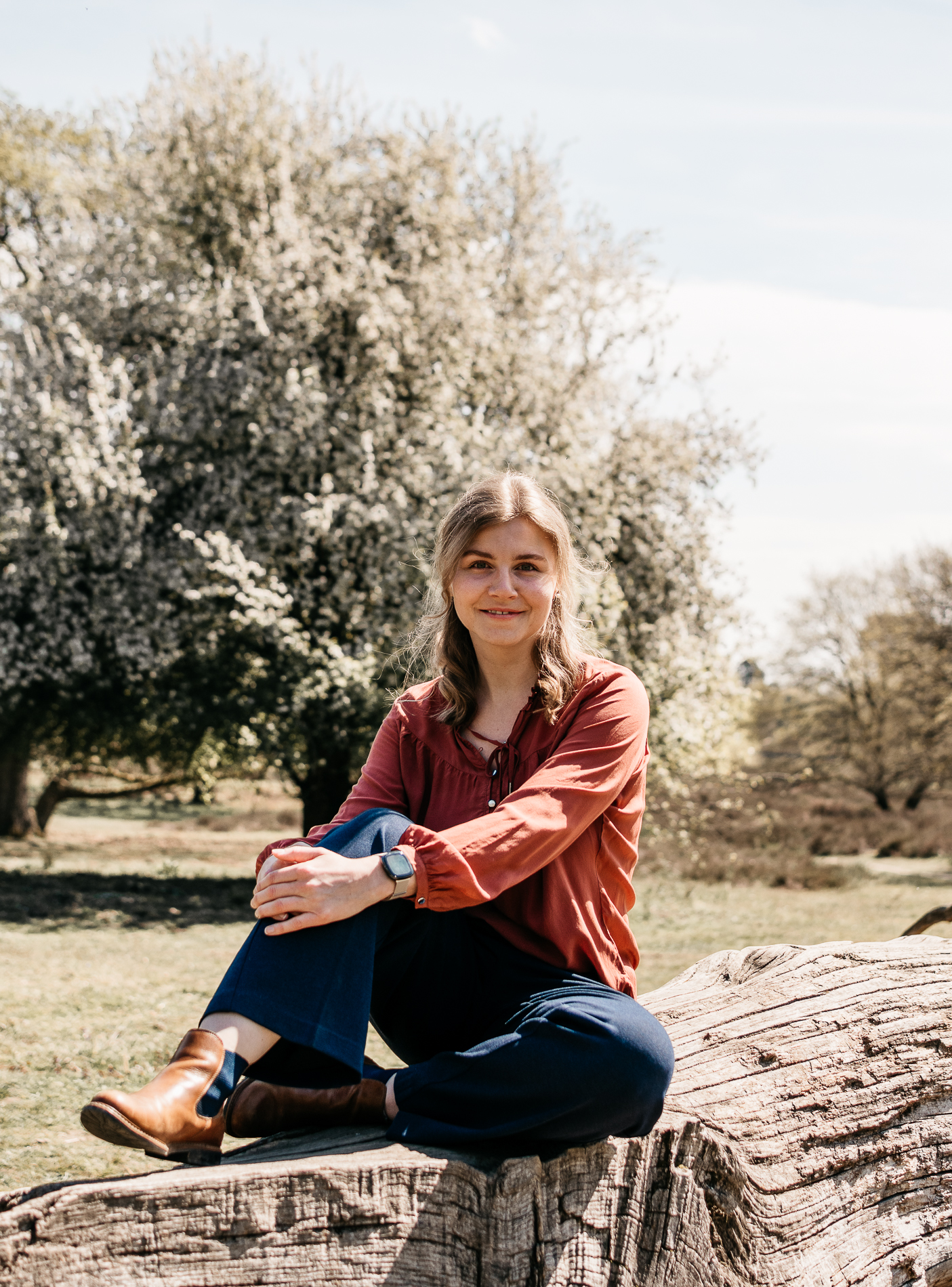 Alina Hoffmann im Freien