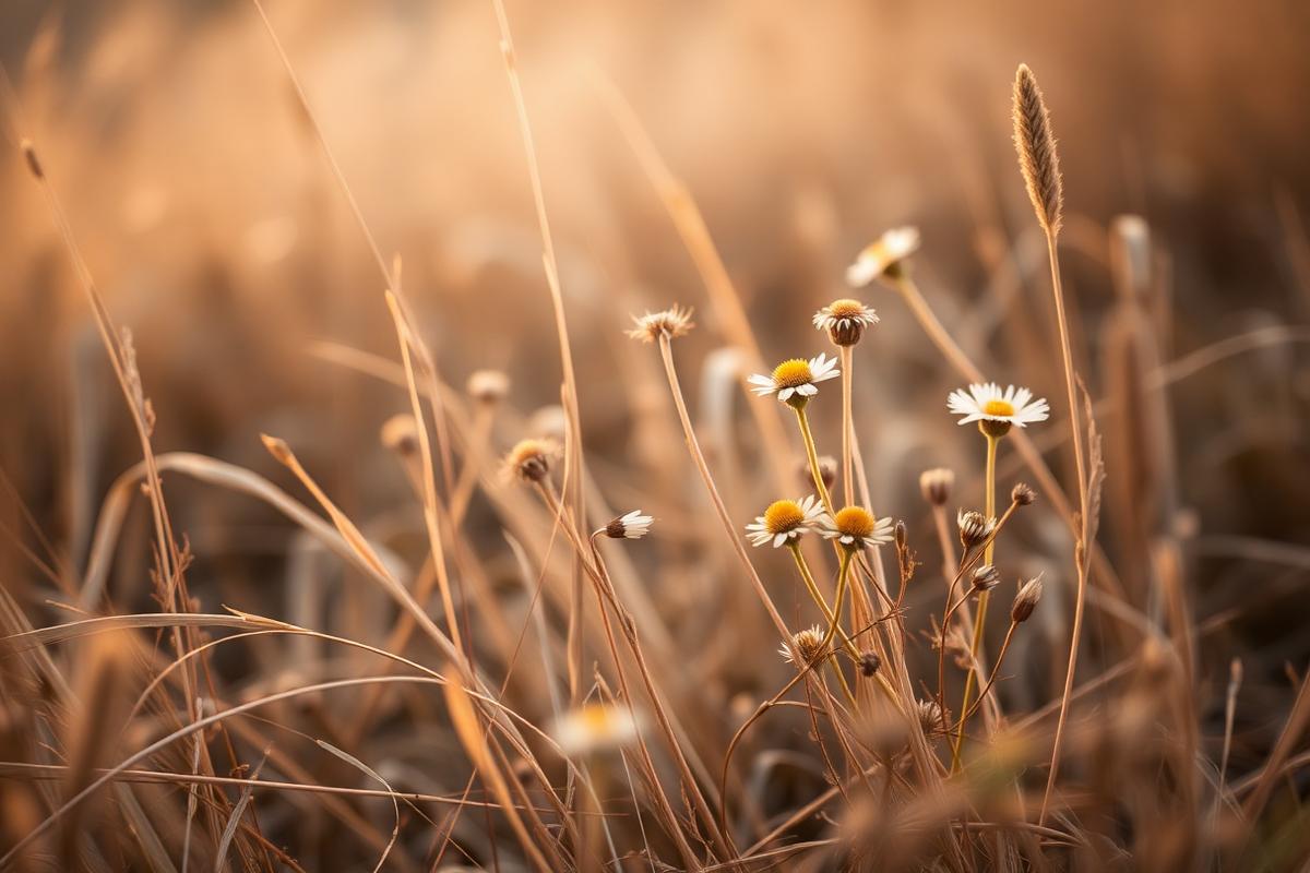 Warme Naturdetails im Abendlicht